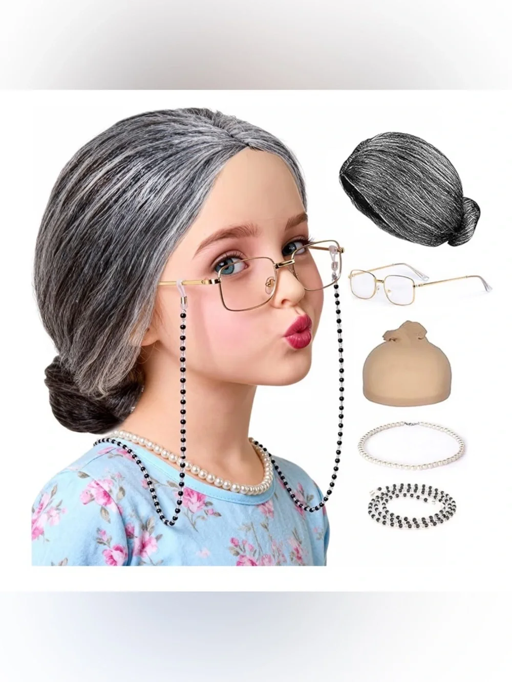 100 Days Of School Old Lady Kit